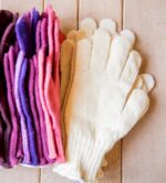 Gants en pure laine naturelle